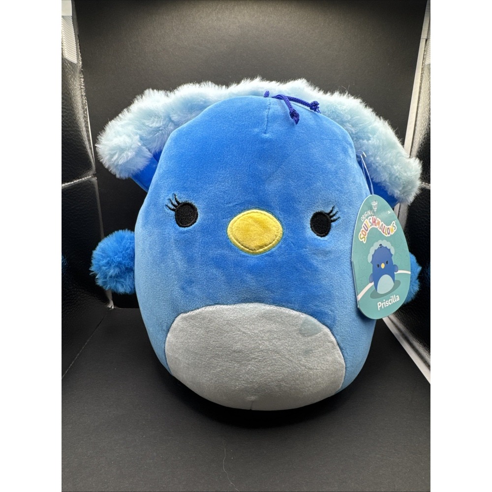 Squishmallows‎ 8" Priscilla the Peacock Plush New With Tags